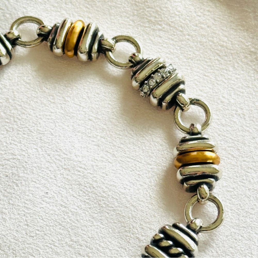 Brighton Charlotte Silver Gold-Tone Bracelet NWT - Picture 10 of 12